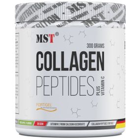 Хондропротектор (для спорта) MST Nutrition Collagen Peptides + Fortigel 300 g /30 servings/ Green Apple