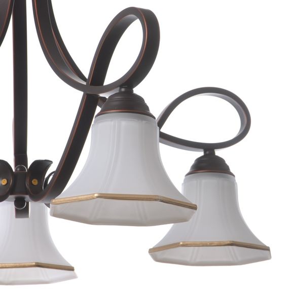 Люстра подвесная кантри E27 60W BK (BKL-576S/5) | Зображення 1