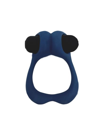 Эрекционное виброкольцо Alive Nutty синее Sex Aura