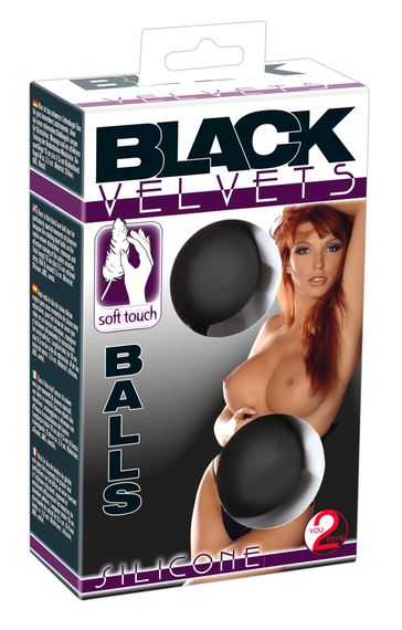 Вагінальні кульки You2Toys Black Velvets, чорні