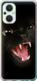 Чехол на Oppo Reno8 Lite Чёрная кошка "932u-2755-17620"