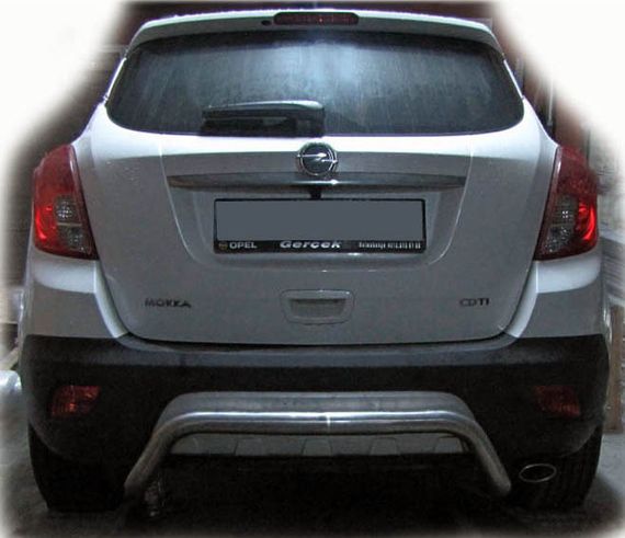 Задняя дуга AK007-2 (нерж.) для Opel Antara 2007-2024 гг