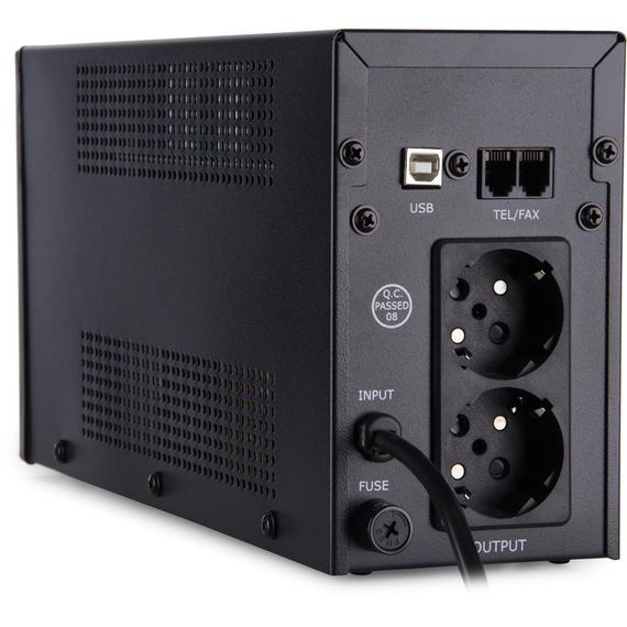 Пристрій безперебійного живлення Vinga LED 600VA metal case with USB (VPE-600MU) | Зображення 4