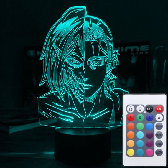 Акриловый светильник-ночник с пультом 16 цветов Эрен Егер tty-n001736