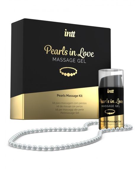 Набор лубрикант и жемчуг Intt Pearls in Love 15 ml sexstyle