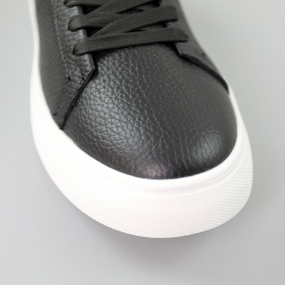 Кеди чоловічі шкіряні 590065 Чорні 40 41 42 43 44 45 | Зображення 3