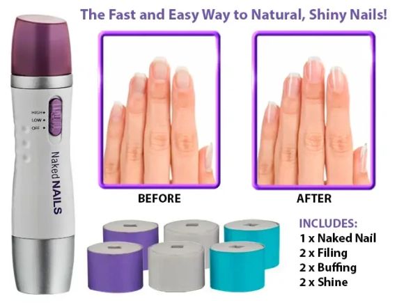 Прилад для поліровки і шліфування нігтів Naked Nails | Зображення 2