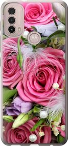 Чехол на Motorola E40 Нежность "2916u-2660-17620"