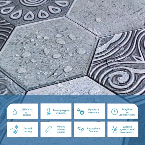 Декоративна ПВХ панель 960*480*4мм SW-00000579 | Зображення 3