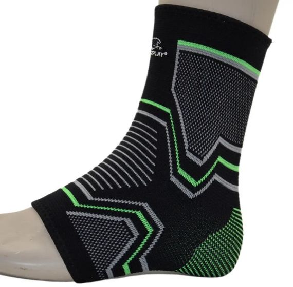 Бандажі на гомілкостоп PowerPlay 4100 Чорні L/XL (пара) (PP_4100_L/XL_Black) | Зображення 6