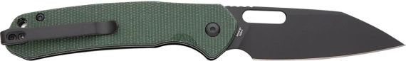 Ніж CJRB Pyrite Wharncliffe BB Micarta Green | Зображення 1