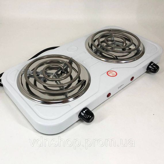 Переносна компактна електроплита, Плита електрична двоконфорочна, Плита побутова портативна DR-83 | Зображення 7