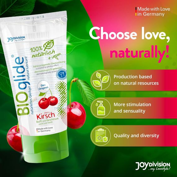 Лубрикант JoyDivision BIOglideCherry, 80 ml | Зображення 3