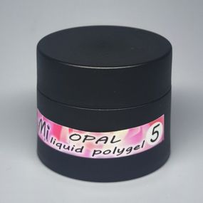 Рідкий полігель Мі OPAL #5 ніжно-рожевий з шимером 20мл (баночка)