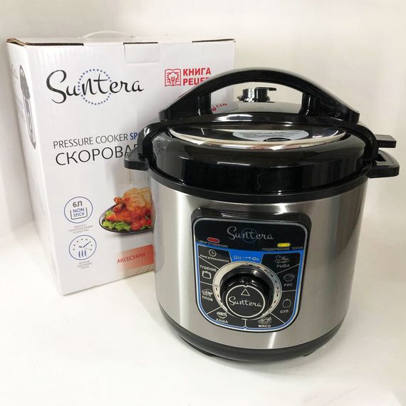 Мультиварка с поддержкой температурного режима SUNTERA, Антипригарные мультиварки рисоварки AU-66 | Зображення 1