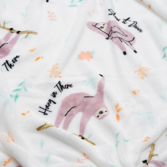 Плед Ardesto Flannel, 160х200 см, 100% поліестер, лінивці (ART0115PB) | Зображення 2