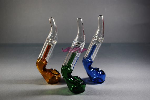 Стеклянная трубка Sax желтая | Зображення 1