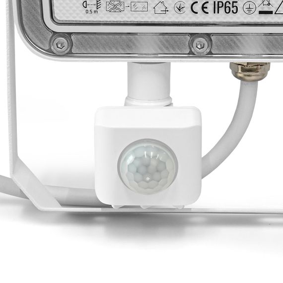 Світлодіодний прожектор VIDEX F5 50W 3000-5000-6500K з датчиком руху 230V White (VL-F5-050CW-S) | Зображення 3