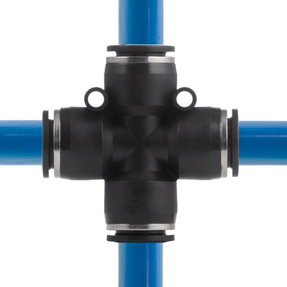 Цангове з'єднання Х-подібне для поліуретанових та ін. шлангів 12 мм INTERTOOL PT-2369 | Зображення 3