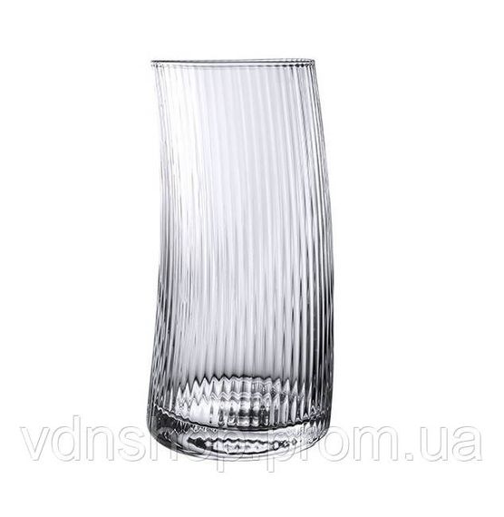 Набір стаканів високих 6 штук по 600 мл із золотим обідком HP-16-19 | Зображення 2