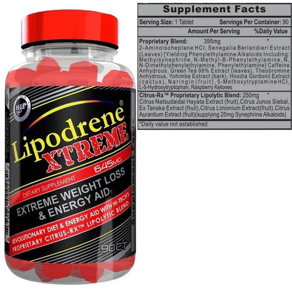 Жиросжигатель Hi-Tech Lipodrene Xtreme 90 caps | Зображення 1