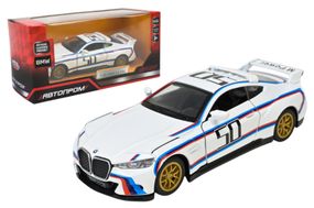 Машина металева "АВТОПРОМ" 4389 1:42 BMW 3.0CSL, батарейка, світло, звук, відкр.двері, короб. 14,5*6,5*7 см