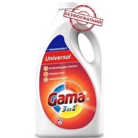 Гель для прання універсальний Gama 8435495845546 3,735 л