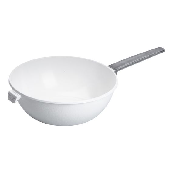 Алюмінієва сковорода 5.6 л з керамічним покриттям антипригарним Ø 30 см Біла MGC HP-4-460W | Зображення 1