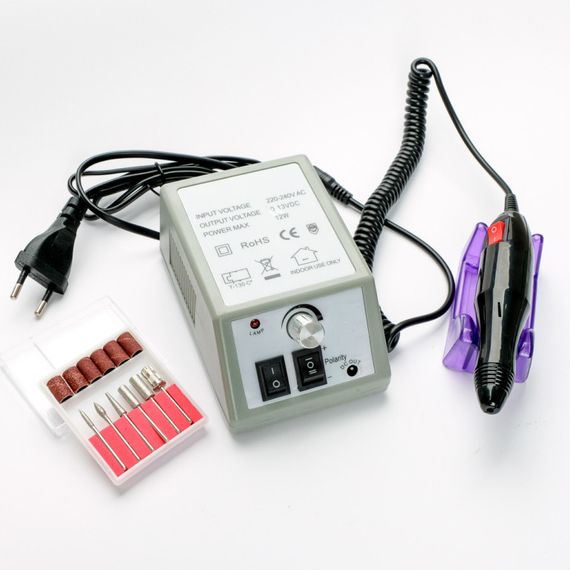 Фрезер ручной для маникюра педикюра Lina Mercedes 2000 15 Вт профессиональная машинка | Зображення 1