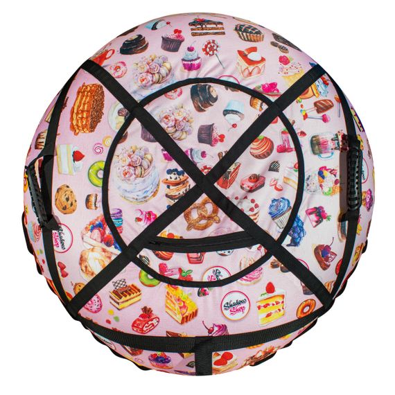 Надувні тюбінги від виробника 100 см "Кексіки" (Оксфорд, ПВХ)ватрушка надувна | Зображення 5