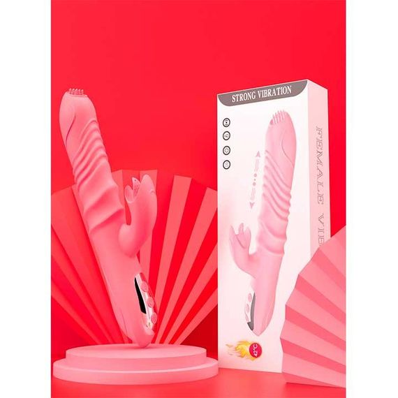 Вибратор с поступательными движениями и подогревом Pretty Love – Вибраторы