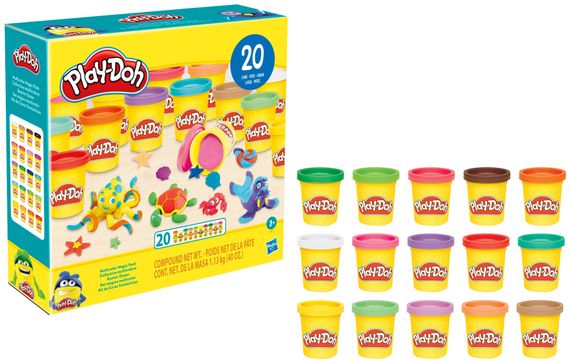 Колекція для ліплення Play-Doh: Super Color Pack (20 баночок) | Зображення 1