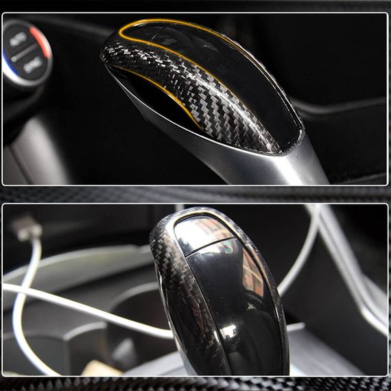 Накладка на Ручку КПП (Dry Carbon) для Alfa Romeo Giulia 2016-2022 гг | Зображення 4