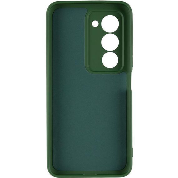 Чохол TPU GETMAN Liquid Silk Full Camera для Xiaomi Redmi 15 (EU) Зелений / Dark green | Зображення 2
