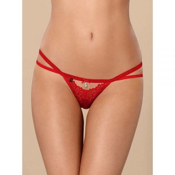 Стринги Obsessive 838-THO-3 thong red L/XL Sex Aura