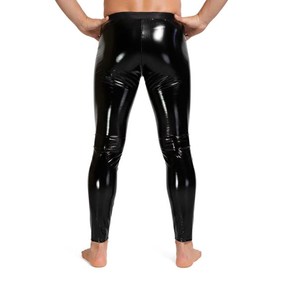 Лакированные мужские леггинсы Art of Sex - Matthias, цвет черный, размер S Sex Aura | Зображення 1