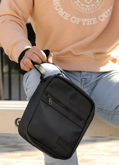 Чоловіча сумка месенджер Sambag Makros чорна 23 × 19 × 7 см (70278001m) | Зображення 2