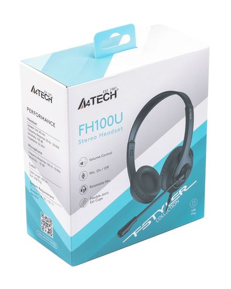 Гарнітура A4-Tech FH100U USB, колір чорний | Зображення 5