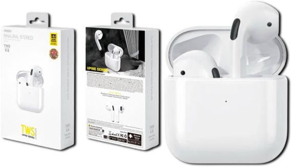Bluetooth гарнітура WK TWS V4 бездротова, стильний дизайн, XPRO (MAW-45395_596)