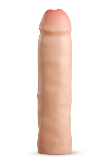 Реалістична подовжуюча насадка на пеніс Blush Performance Plus подвійний щільності, бежева sexstyle | Зображення 6