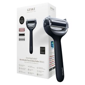 Ролер для голкової мезотерапії обличчя та тіла GESKE MicroNeedle Face&Body Roller 9в1 black