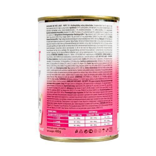 Вологий корм Brit Care Pate & Meat для цуценят, з куркою та індичкою, 400 г | Зображення 2