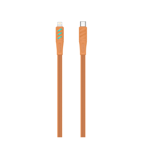 Кабель USB PD Lightning/Type-C Havit HV-CB6255 27W 1м помаранчевий | Зображення 3