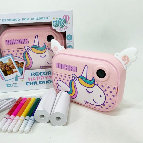 Дитяча цифрова камера з моментальним друком YT008 PINK | Зображення 5