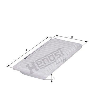 Фильтр воздушный Toyota Avensis/Corolla 1.4-2.4 i 01-09, Hengst, E640L01,