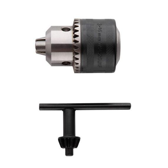 Патрон для дриля з ключем 1/2"*20, 3.0-16.0 мм INTERTOOL ST-1620 | Зображення 2