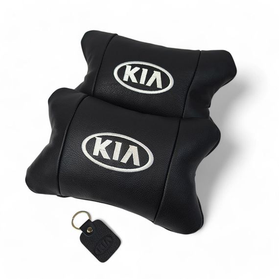Подушка под шею с логотипом Kia, Подушка для поддержки головы в машине с логотипом бренда IG-69 | Зображення 7