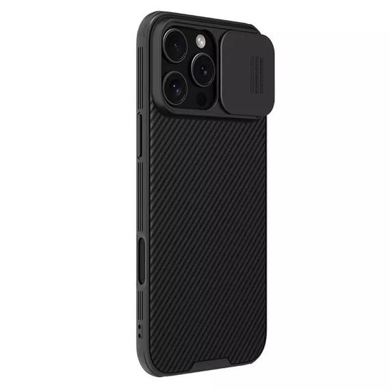 Карбоновая накладка Nillkin CamShield Pro для Apple iPhone 16 Pro (6.3") Black | Зображення 2