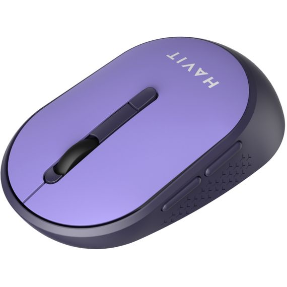 Мишка Havit HV-MS78GT Wireless Black-Purple (6939119041229) | Зображення 1