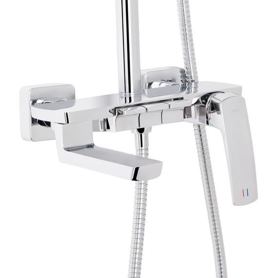 Душова система універсальна Qtap Tern на три споживача (з виливом) QTTER111CRM47591 Chrome | Зображення 2